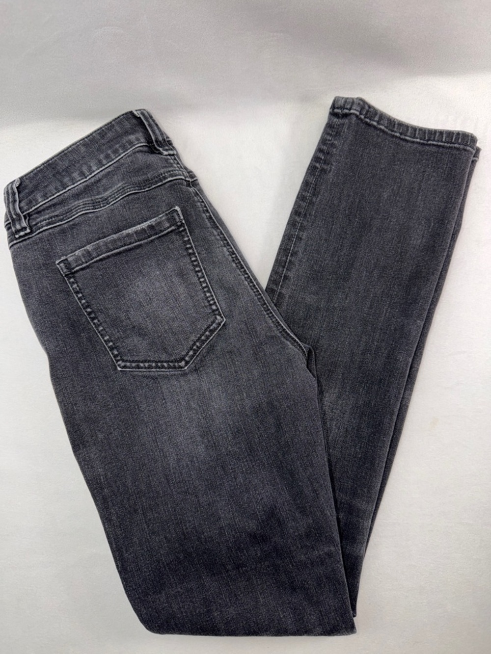 CAbi High Rise Classic Black Wash Straight Leg Jeans